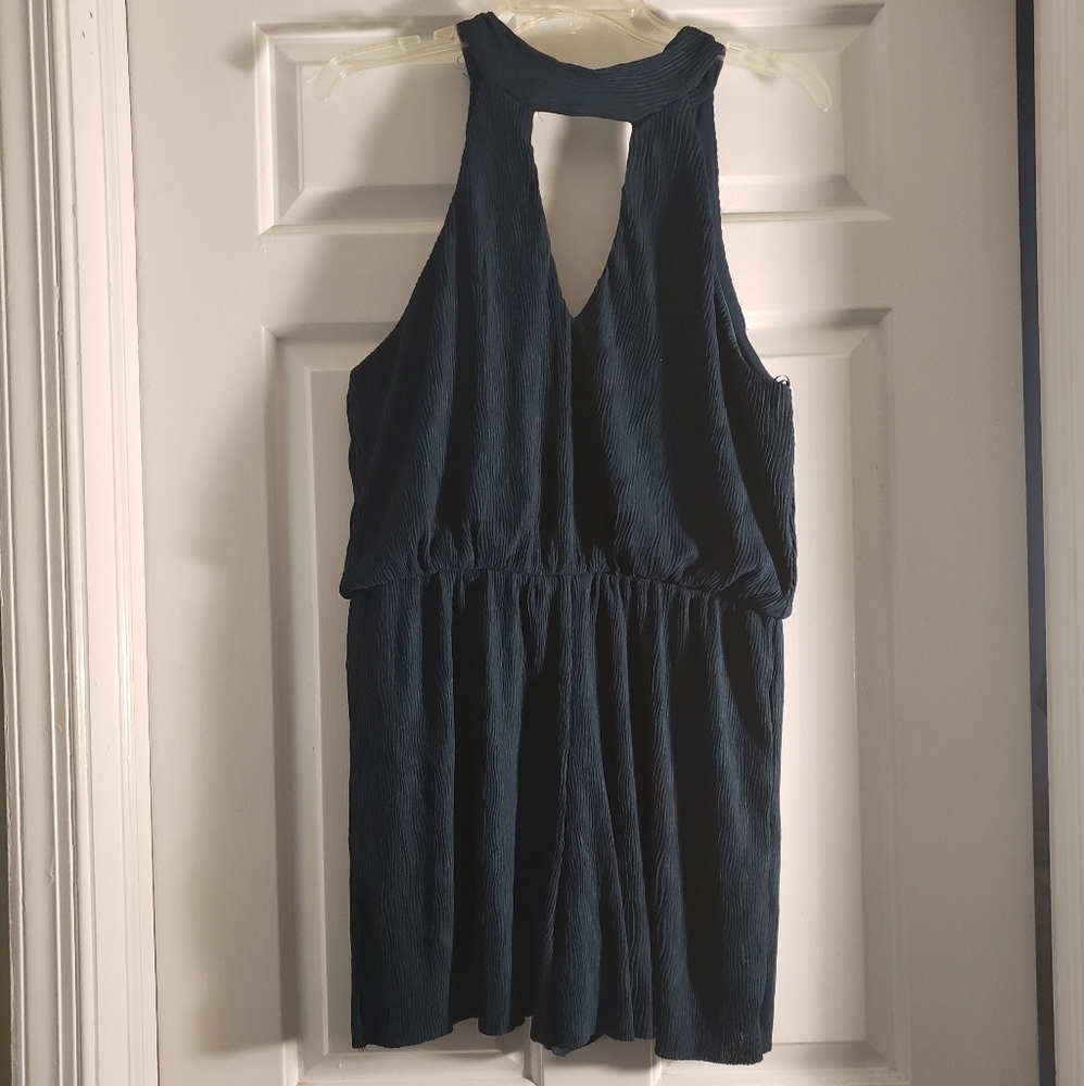 Green Halter Romper NWT